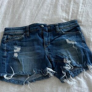 Joe's Jeans Blue Distressed Jean Shorts new never wore!